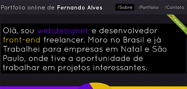 Fernando Alves – website screenshot