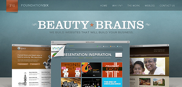Foundation Six – website screenshot