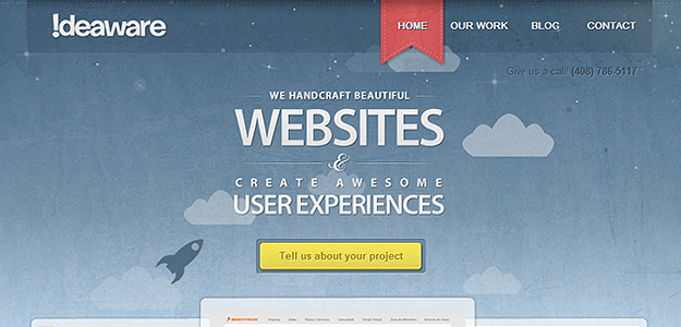 Ideaware – website screenshot