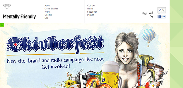 Mentally Friendly – website screenshot