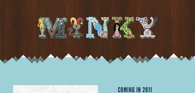 MINKY – website screenshot