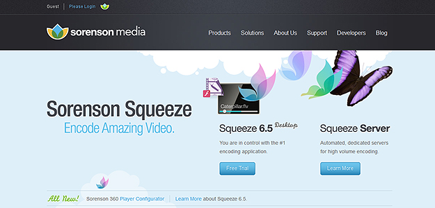 Serenson Media – website screenshot