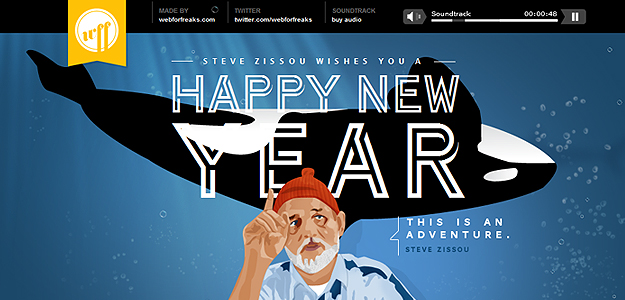 Steve Zissou – website screenshot
