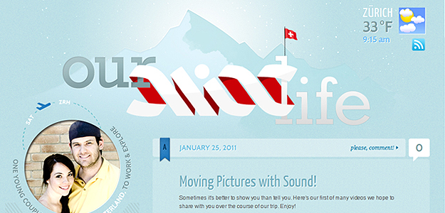 Our Swiss Life – website screenshot