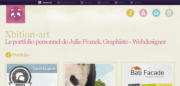 Xbition-art – website screenshot