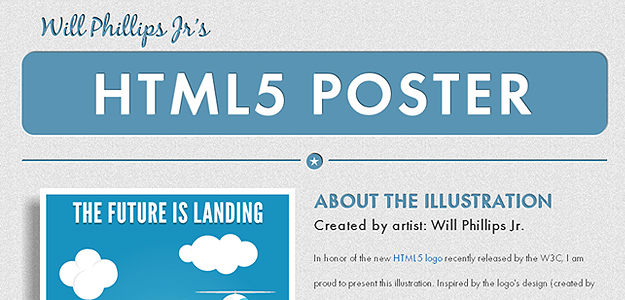 HTML5 Poster – website screenshot