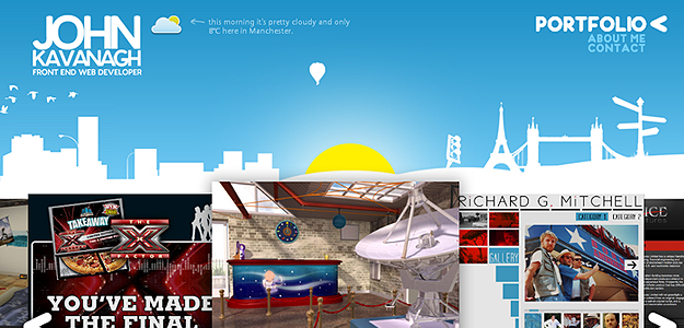 John Kavangh – website screenshot