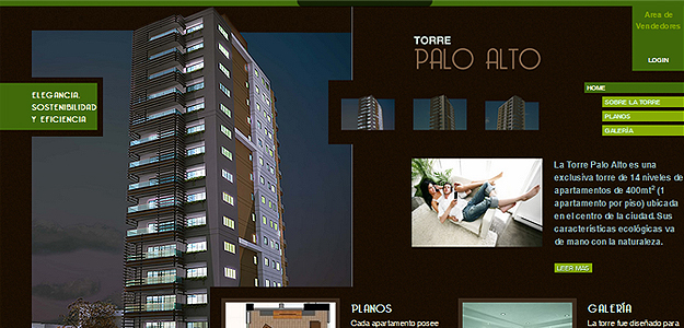 Torre Palo Alto – website screenshot