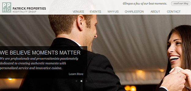 Patrick Properties – website screenshot