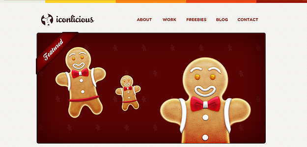 Iconlicious – website screenshot