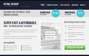 PSD to HTML5 – HTML5CHOP