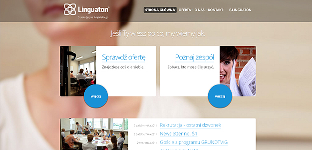 Linguaton – website screenshot