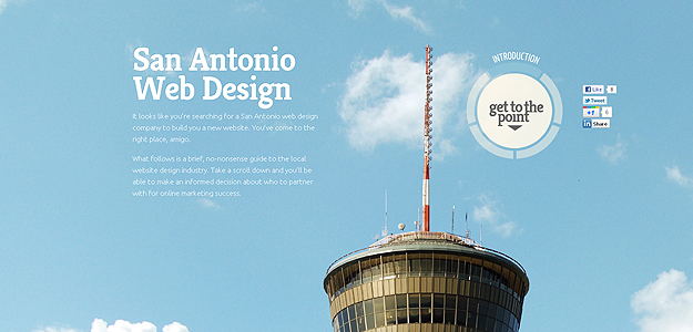 San Antonio Web Design – website screenshot