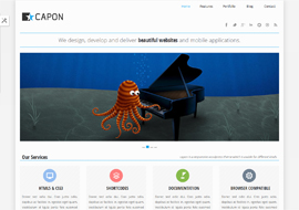 Capon Responsive WordPress Theme