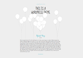 Balloons – Free Responsive WordPress Theme