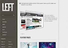 LEFT – Free HTML5 Template