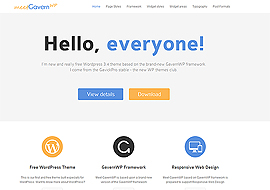 Meet GavernWP – A Free Responsive WordPress Theme