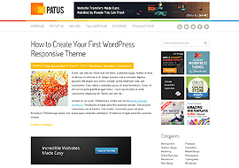 Patus- Premium Responsive WordPress Theme- Free Download