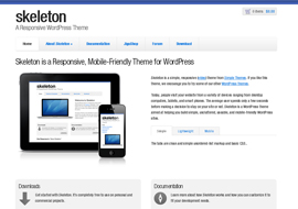 Skeleton – Responsive WordPress Theme