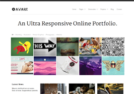 Aware – Premium Responsive WordPress Portfolio Theme