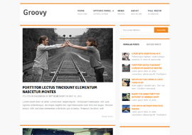 Groovy – Free Responsive WordPress Blog Theme