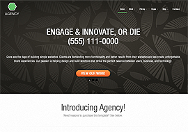 Agency- Premium Responsive Business Portfolio Template Built Using Twitter Bootstrap – FREE