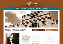 Free HTML5 Business Template – Affinity