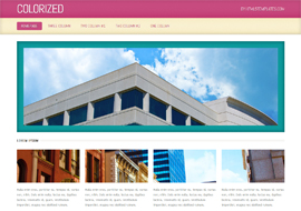 Free HTML5 Responsive Template – Colorized