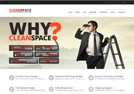 CleanSpace Retina Ready Business WP Theme