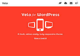 Velo – A fresh, Retina-Ready and Responsive Theme