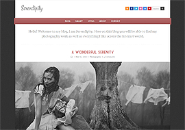 Free HTML5 Template – Serendipity