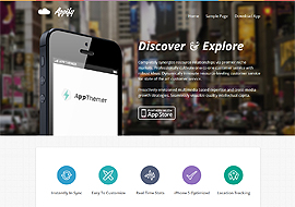 Appify – iPhone/Android App Landing Page Responsive Theme