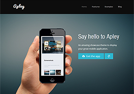 Apley – WP Responsive Mobile Application Landing Page