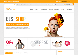 BestShop HTML5 Joomla E-Commerce Template