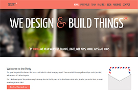 Designy – A design led Responsive Business WordPress theme