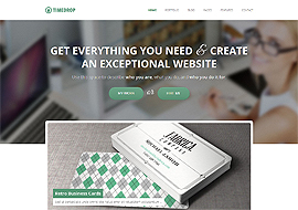 Timedrop – Responsive WordPress Portfolio Theme