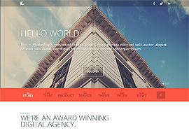 K. Responsive WordPress One Page