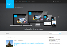 Fizz – Free HTML5 responsive WordPress theme