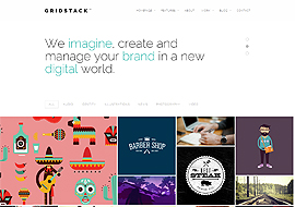 GridStack – Responsive Agency WordPress Theme