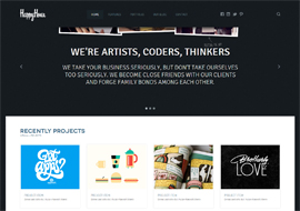 HappyHour- Responsive Portfolio WordPress Theme
