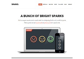 Sparks- Professional WordPress Portfolio Theme
