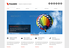 Phasire – Business and Portfolio WordPress Theme