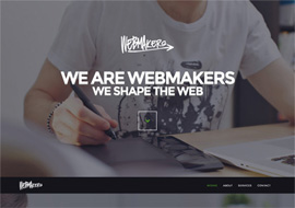 Webmakers – one page WordPress Theme