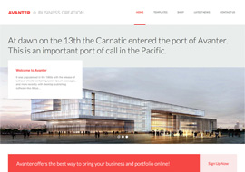 Avanter – Corporate & Architecture Theme