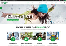 Subway – Responsive Multi-Purpose WordPress Theme