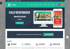 Colangine – Creative Flat WordPress Theme