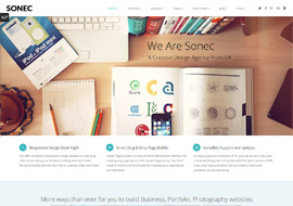 Sonec – Business, Portfolio and Photography Theme