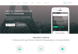 Galeria – Responsive Creative Drupal Theme