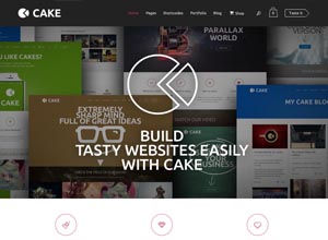 Cake – Responsive Multi-Purpose WordPress Theme