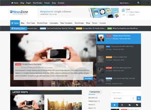NewsZone – Responsive WordPress News, Magazine, Blog Theme